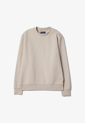 PIOMBO, RELAXED-FIT CREW-NECK SWEATSHIRT - Sweatshirt - light beige