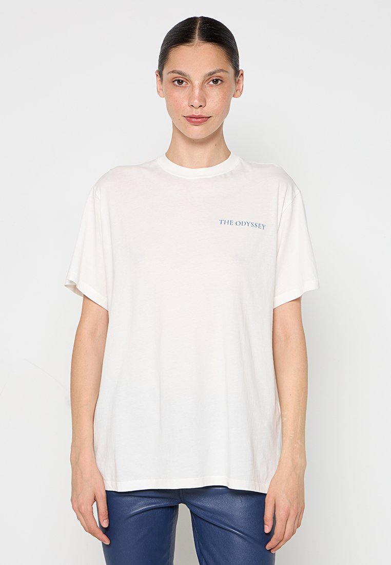 Iro T-shirt print crème