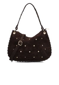 Niet geselecteerd, suede dark brown