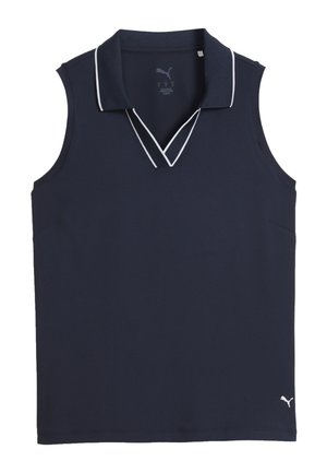 CLOUDSPUN ESSENTIALS ÄRMELLOSES - Poloshirts - deep navy