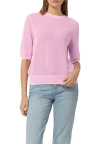 comma casual identity T-Shirt basic - pink