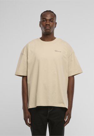 HALO GRAPHIC BOXY UNISEX - Potiskana majica - oyster gray asphalt