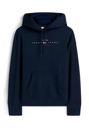 Tommy Jeans, LINEAR - Jersey con capucha - dark night navy