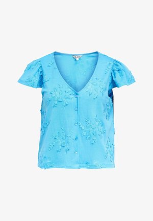 Object, BLOUSE PUFF SLEEVE - Blouse - azure blue