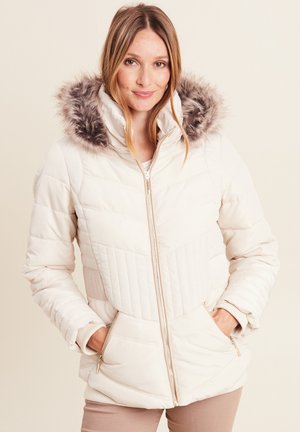 Winterjacke - ecru