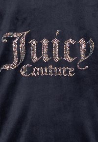 Juicy Couture DIAMANTE ZIP THROUGH HOODIE - Užtrauktuku užsegamas treningas - night sky