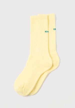 PATCH SOCKS - Zoknik - soft lemon