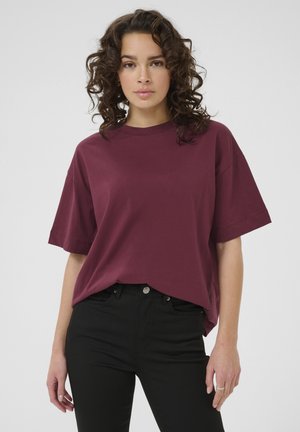 Kaffe TOMINA - Basic T-shirt - windsor wine
