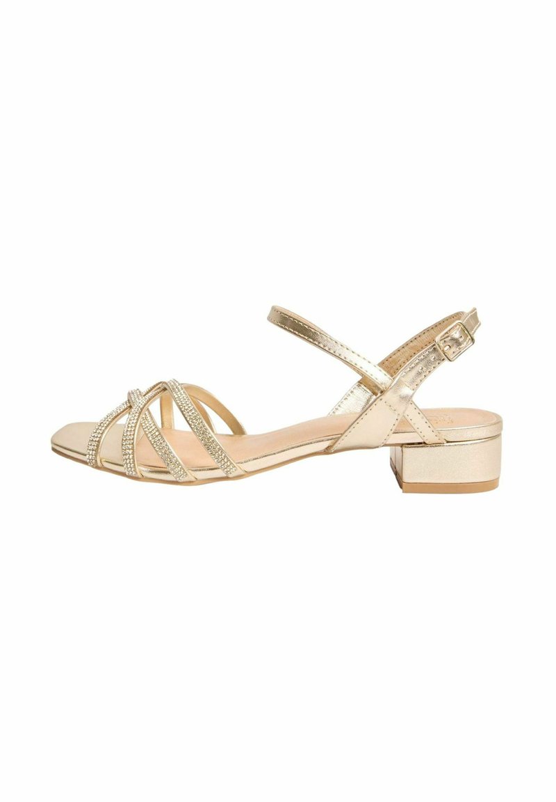 Friends Like These WIDE FIT - LOW BLOCK - Sandaler - gold coloured