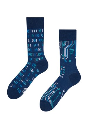 MIT 2 UNTERSCHIEDLICHEN DESIGNS, MOTIV: IT - Socks - dunkelblau