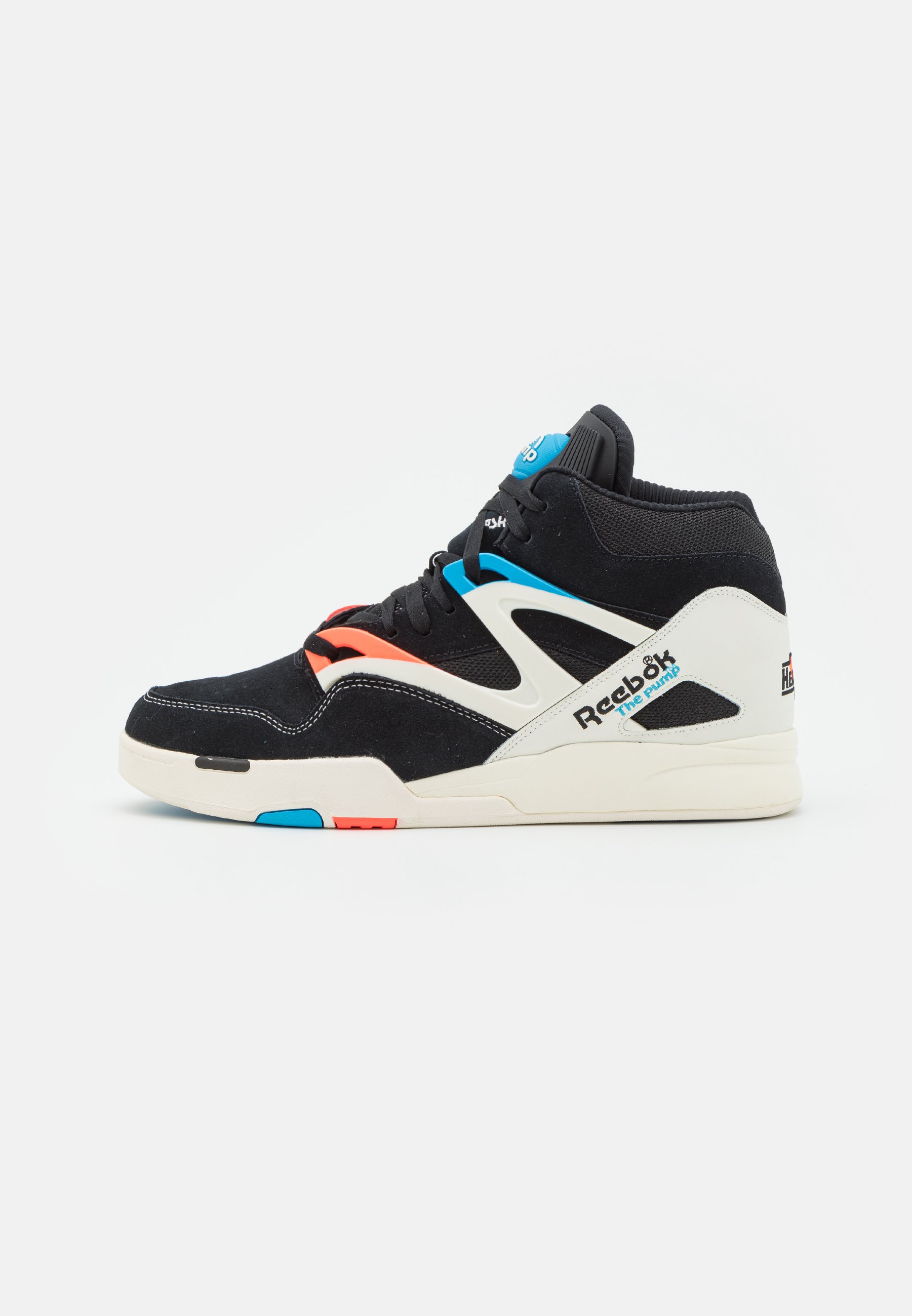 Reebok Classic PUMP OMNI ZONE II UNISEX - high - core black/chalk/orange flare/sort - Zalando.dk