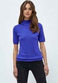 Minus MILIMA ROLL NECK KNIT - Pamata T-krekls - royal blue