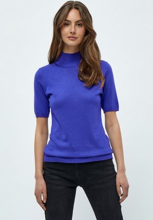 Minus MILIMA ROLL NECK KNIT - T-shirt basic - royal blue