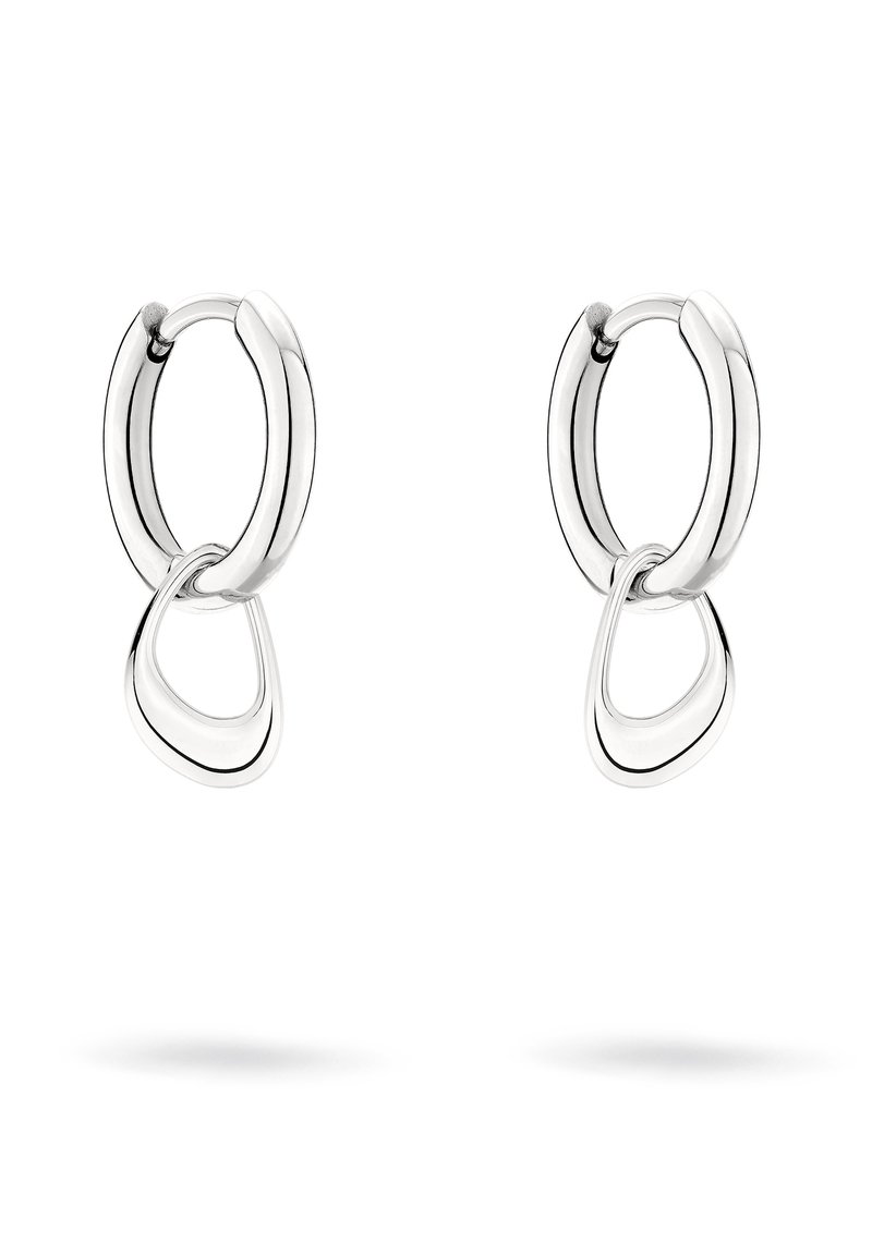 Liebeskind Berlin Orecchini A Cerchio In Acciaio Inossidabile 2 Cm, Design Minimalista, Confezione In Tela - 2