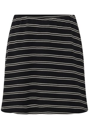 Gestuz, PILOVA SKIRT - A-Linien-Rock - black/white