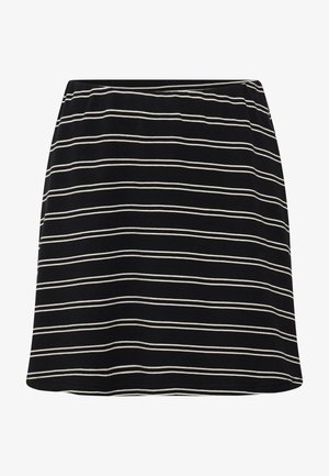 Gestuz, PILOVA SKIRT - A-Linien-Rock - black/white