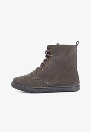 Pisamonas PEAU DE  AVEC  LATÉRAUX À GLISSIÈRE - Bottines à lacets - gris