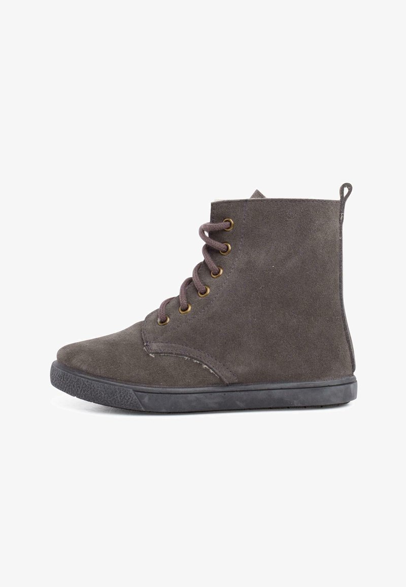 Pisamonas PEAU DE AVEC LATÉRAUX À GLISSIÈRE - Botines con cordones - gris