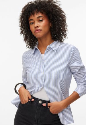 Vero Moda VMLAUREN - Πουκαμίσα με κουμπιά - bright white/dazzling blue