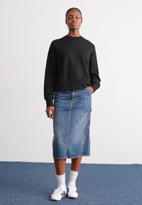Carhartt WIP SINGLE KNEE SKIRT - Krilo A-kroja - blue dark used wash
