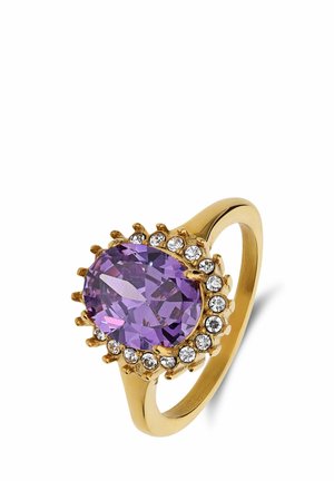 VINTAGE - Ring - gold-coloured/purple