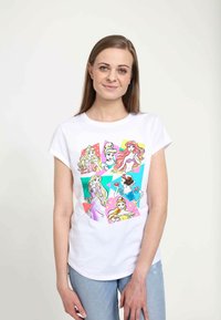Disney DISNEY PRINCESSES NEON POP - T-shirt z nadrukiem