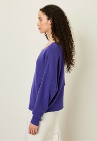 American Vintage DAMSVILLE - Striktrøje - violet chine