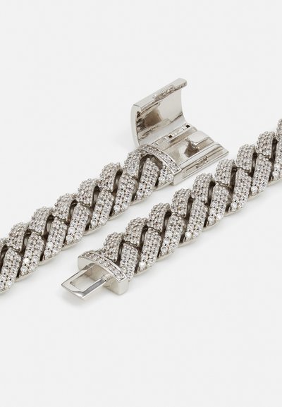 DARKAI MINI PRONG PAVÉ UNISEX - Kaelakee - white