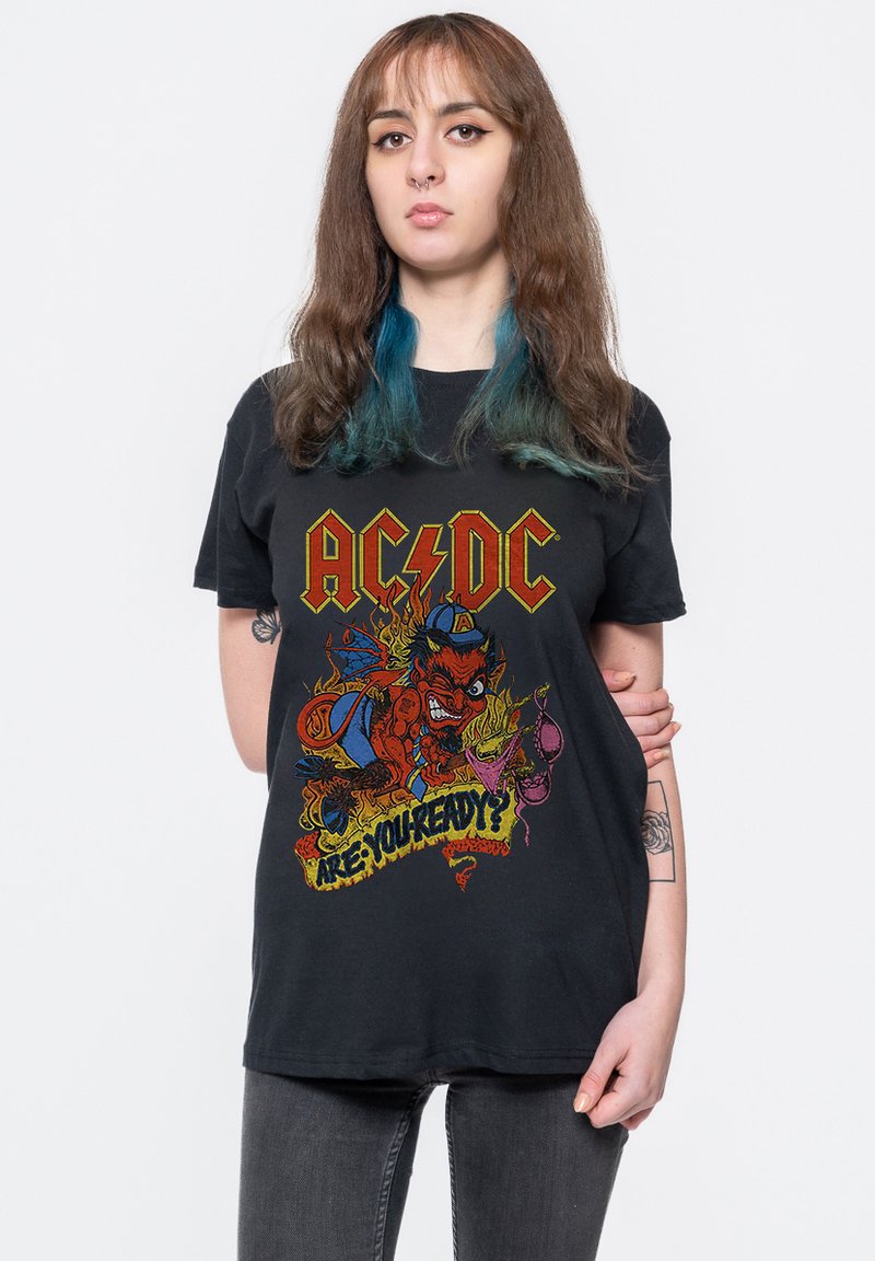 Paradiso Clothing AC DC ARE YOU READY - Print T-shirt - black