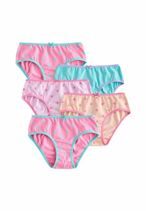 Next, PATTERN BRIEFS 5 PACK - Briefs - pink polka dots
