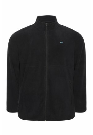 BadRhino BADRHINO BIG & TALL CREAM ESSENTIAL ZIP THROUGH FLEECE - Forro polar - black