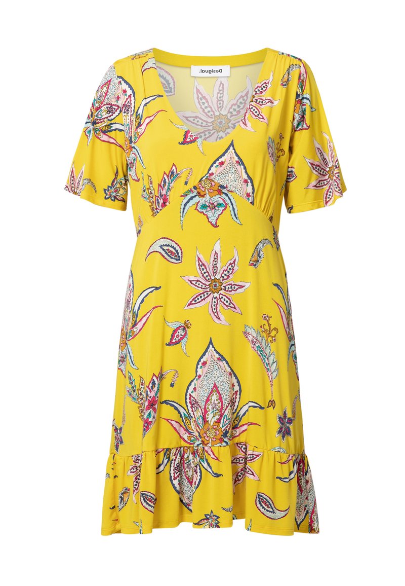 Desigual Jurk geel