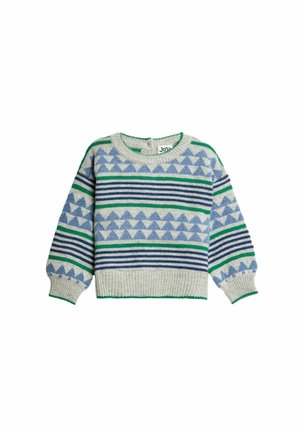 REGULAR FIT - PATTERNED  - Striktrøje - grey