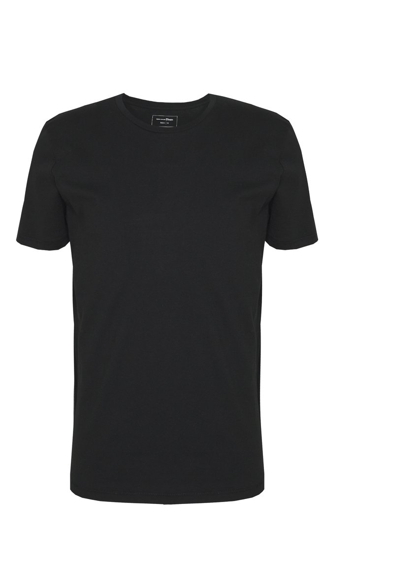 Herren T-Shirts basic | TOM TAILOR DENIM 3 PACK T-Shirt basic light stone/grey melange/schwarz - LU89974 Herren T-Shirts basic | TOM TAILOR DENIM 3 PACK T-Shirt basic light stone/grey melange/schwarz - LU89974