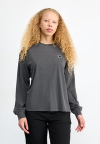 Carhartt WIP NELSON - Pikkade varrukatega topp - charcoal