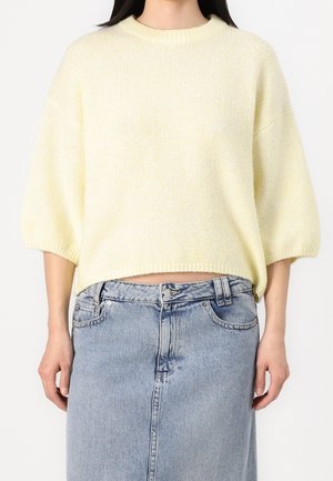 Jersey de punto - light yellow