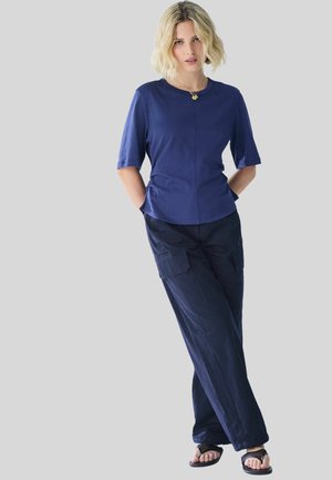 Next, REGULAR FIT - CINCHED WAIST T-SHIRT - T-paita - blue