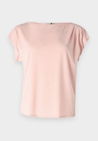 CAP SLEEVE WITH SHOULDER PLEATS - T-shirt basic - light pink