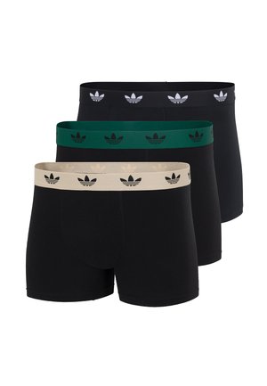 3 PACK - Boxershort - schwarz, multicolor