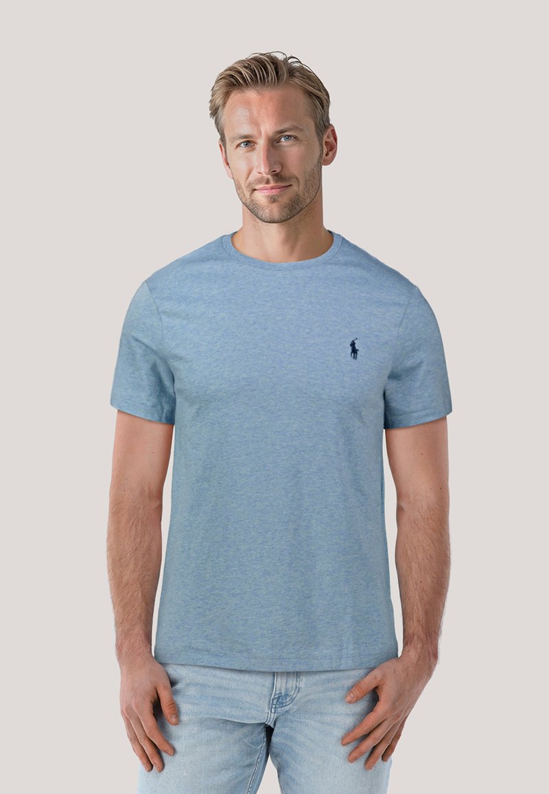 Polo Ralph Lauren CUSTOM SLIM FIT JERSEY CREWNECK T-SHIRT - T-shirt basic - aqua