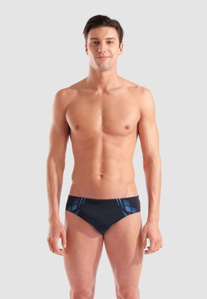 POSEIDONIA - Bañador tipo slip - black-turquoise