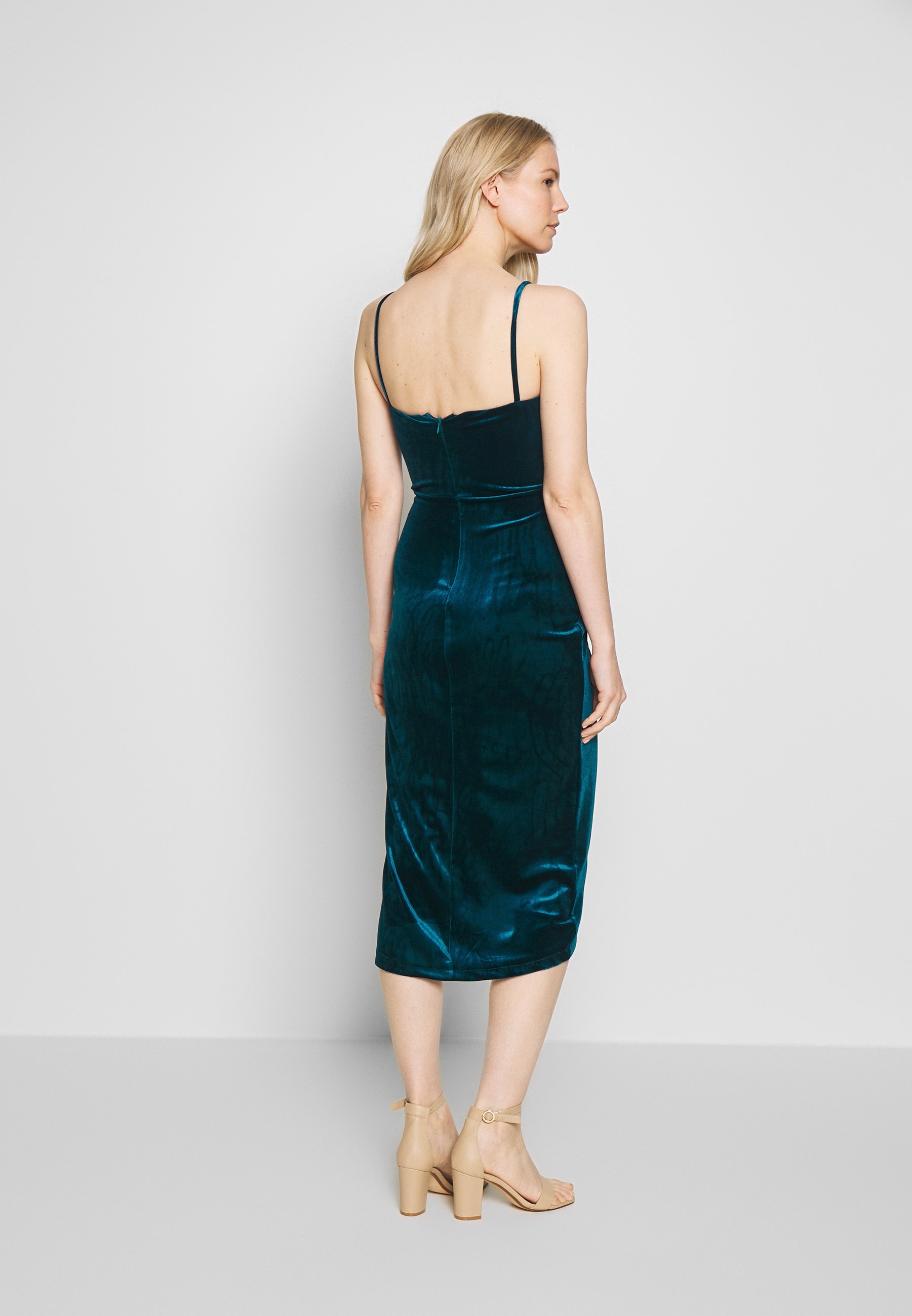 Trendyol Vestido de cóctel - petrol/azul petróleo - Zalando.es