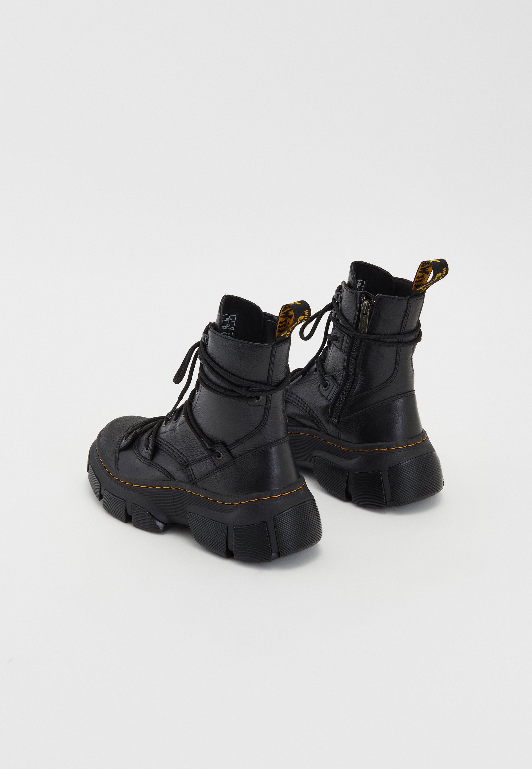 Dr. Martens DMXL LACE UNISEX - Botas de plataforma - black lunar