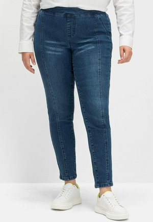 Sheego, Slim fit jeans - blue denim