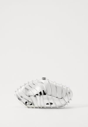 Cult Gaia EZARA CLUTCH - Clutch - shiny silver coloured