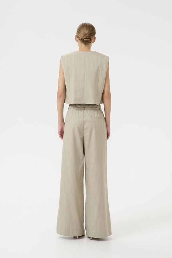 TIFF WIDE PANTS - Trousers3