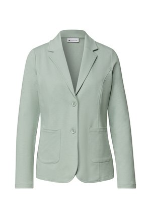 Street One, BASIC BLAZER IN UNIFARBE - Blazer - eucalyptus green mel.