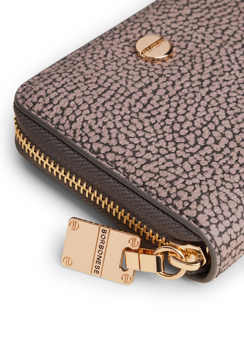 Borbonese VITE MEDIUM - Wallet - clay grey/grey - Zalando