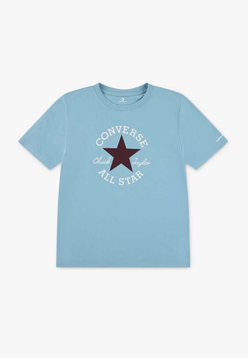 Converse DISSECTED CHUCK PATCH SS - Triko s potiskem - deja blue