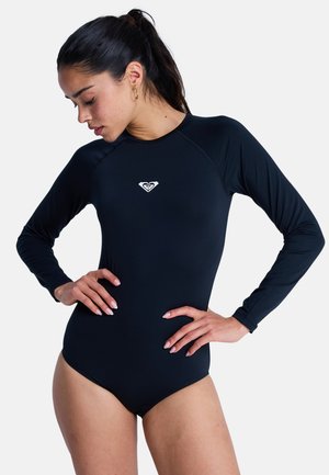 ESSENTIALS ONESIE BACK ZIP - Badedragt - anthracite